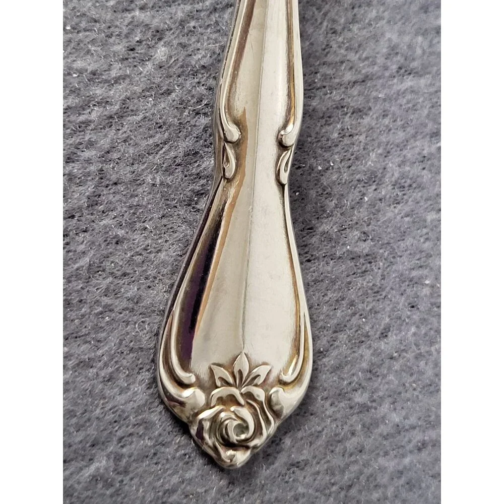 ONEIDA USA ARBOR ROSE-TRUE ROSE Stainless Steel Teaspoons Set of 2 - Picture 5 of 7